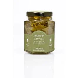 FOGLIE DI CAPPERO IN OLIO EXTRAVERGINE 100 GR.