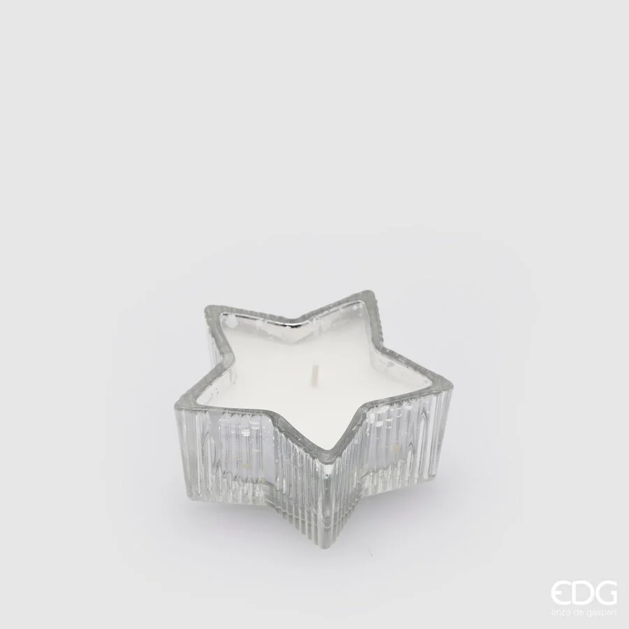 EDG Enzo De Gasperi Candela Stella H 4 Cm D 8,5 Cm Vanilla Scatola Regalo