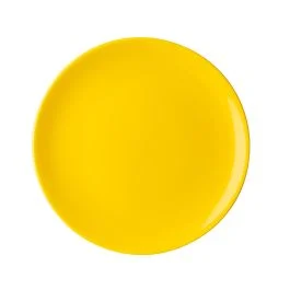 TRENDY PIATTO PIANO GIALLO CM 27
