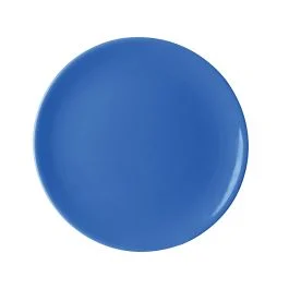 TRENDY PIATTO PIANO AZZURRO CM 27