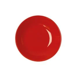 TRENDY PIATTO FONDO ROSSO CM 20,5