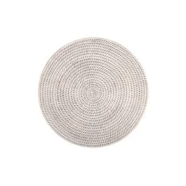 MEDITERRANEO TOVAGLIETTA IN RATTAN 36 CM BIANCA
