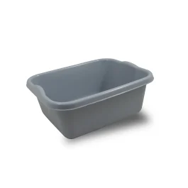 BACINELLA RETTANGOLARE 10 LT GRIGIO