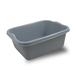 BACINELLA RETTANGOLARE 14 LT GRIGIO