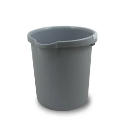 SECCHIO TONDO 10 LT GRIGIO