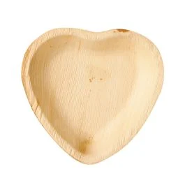 PURE PIATTI FOGLIE DI PALMA 15,5 CM X 3 CM 25 PZ CUORE