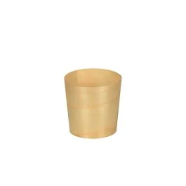 PURE COPPETTE ROTONDE IN LEGNO D.4,5 CM-4,5 CM 50 PZ FINGERFOOD