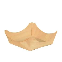 PURE COPPETTE IN LEGNO RETT. 3 CM X 8 CM X 8 CM 50 PZ FINGERFOOD