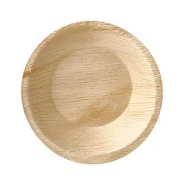 PURE PIATTI FONDI FOGLIE DI PALMA ROTONDO 180 ML D.15 CM-3 CM 25 PZ