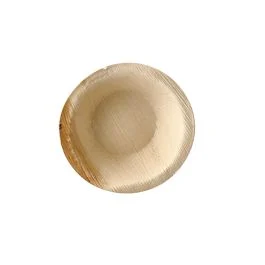 PURE PIATTI FONDI FOGLIE DI PALMA ROTONDO 100 ML D.10 CM-3 CM 25 PZ