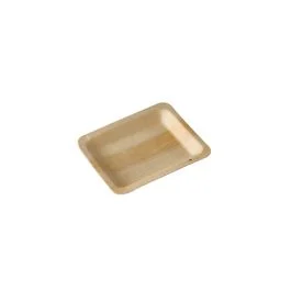 PURE PIATTI IN LEGNO RETT.12 CM X 9,5 CM 50 PZ FINGERFOOD