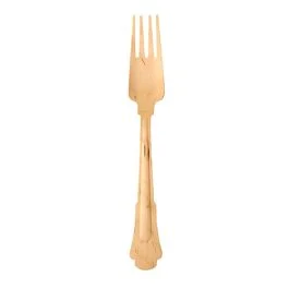 PURE FORCHETTE DI LEGNO NATURALE 19,5 CM 6 PZ VINTAGE