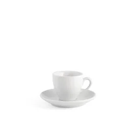 PEARL TAZZA CAFFE' IN PORCELLANA CON PIATTO