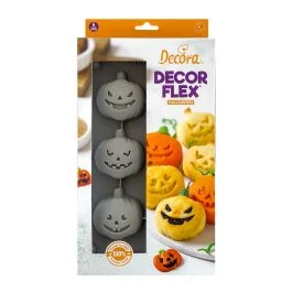 STAMPO HALLOWEEN ZUCCHETTE IN SILICONE 6 CAVITA'