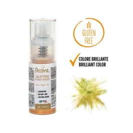 SPRAY PUMP GLITTERATO ORO 10 G NO E171