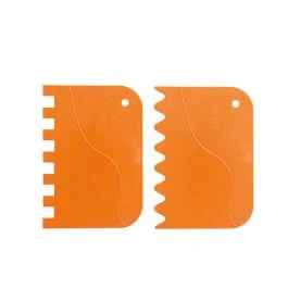 SET 2 SPATOLE ONDULATA E PETTINE PLASTIC