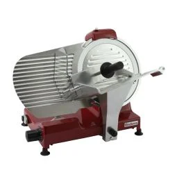 AFFETTATRICE BKL 250 ROSSA IN ALLUMINIO PRESSOFUSO