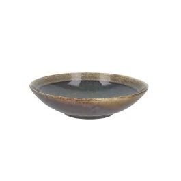 BLOOM PIATTO FONDO BLUE & BROWN CM 21