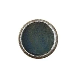 BLOOM PIATTO DESSERT BLUE & BROWN CM 21