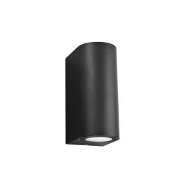 APPLIQUE DA ESTERNO TIZIANO GRIGIO - 2XGU10 - 150X92X68MM