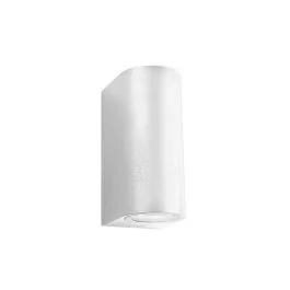 APPLIQUE DA ESTERNO TIZIANO BIANCO - 2XGU10 - 150X92X68MM