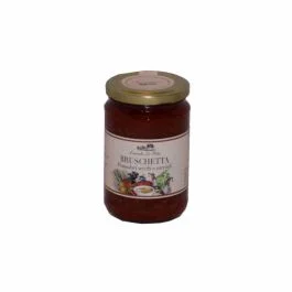 BRUSCHETTA POMODORI SECCHI E CARCIOFI