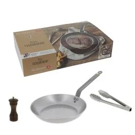 BOX STEAKLOVER PADELLA CON PINZA E MACINASALE