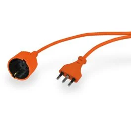 PROLUNGA GIARDINO SPINA 16A / PR. SCHUKO - 20MT 3X1MM ARANCIO