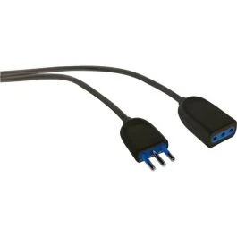 PROLUNGA SPINA/PRESA 10A CAVO 3MT 3X1MM NERO - BLISTER