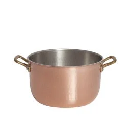 INDUCTION CASSERUOLA RAME STAGNATO 24 CM