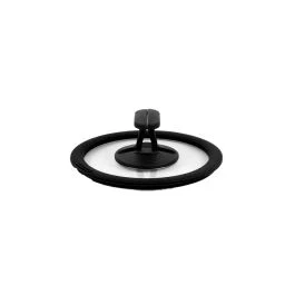 NESTO COPERCHIO VETRO 16 CM NERO
