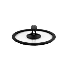 NESTO COPERCHIO VETRO 20 CM NERO