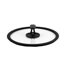 NESTO COPERCHIO VETRO 24 CM NERO