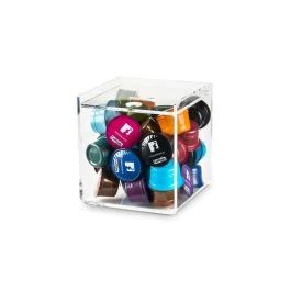 CUBO PORTACAPSULE TRASPARENTE