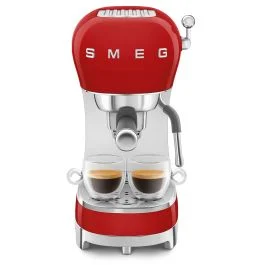 50' STYLE MACCHINA DA CAFFE' ESPRESSO ECF02 ROSSA