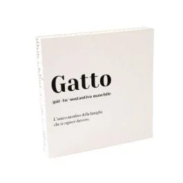 QUADRETTO GATTO 20X20