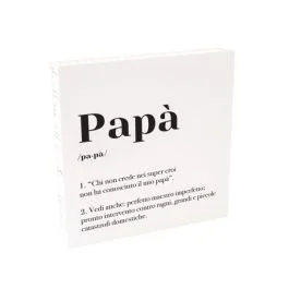 QUADRETTO PAPA' 20X20