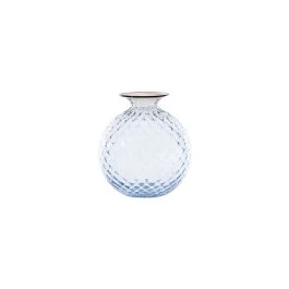 VASO MONOFIORE BALLOTON D.11 CM ICEBERG FILO ROSSO H.12,5 CM