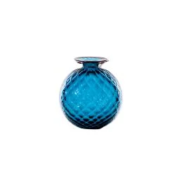 VASO MONOFIORE BALLOTON D.11 CM ORIZZONTE FILO ROSSO H.12,5 CM