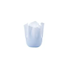VASO FAZZOLETTO D.13,5 CM ICEBERG INTERNO LATTIMO H.13,5 CM