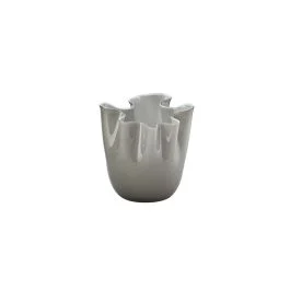 VASO FAZZOLETTO OPALINO D.13,5 CM TALPA INTERNO TALPA H.13,5 CM