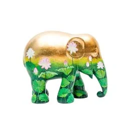 ELEFANTE GOLDEN LOTUS 15 CM