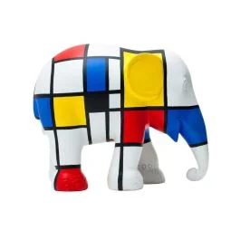 ELEFANTE HOMMAGE TO MONDRIAAN 20 CM