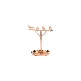 SUPPORTO PER GIOIELLI UCCELLI IN RAME