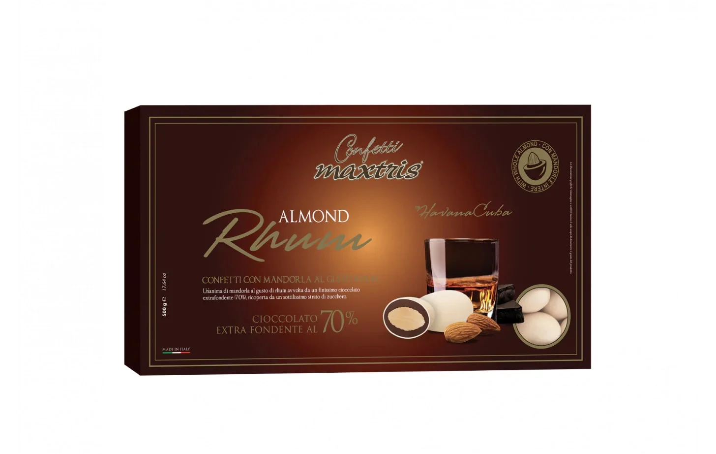 Maxtris Confetti Almond Rhum 500 Gr Angolo Cubano