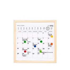 CALENDARIO A LAVAGNA CON PENNARELLI E MAGNETE