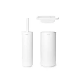 MINDSET SET 3 ACCESSORI TOILETTE MINERAL FRESH WHITE