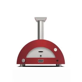 MODERNO FORNO 2 PIZZE A GAS ANTIQUE RED