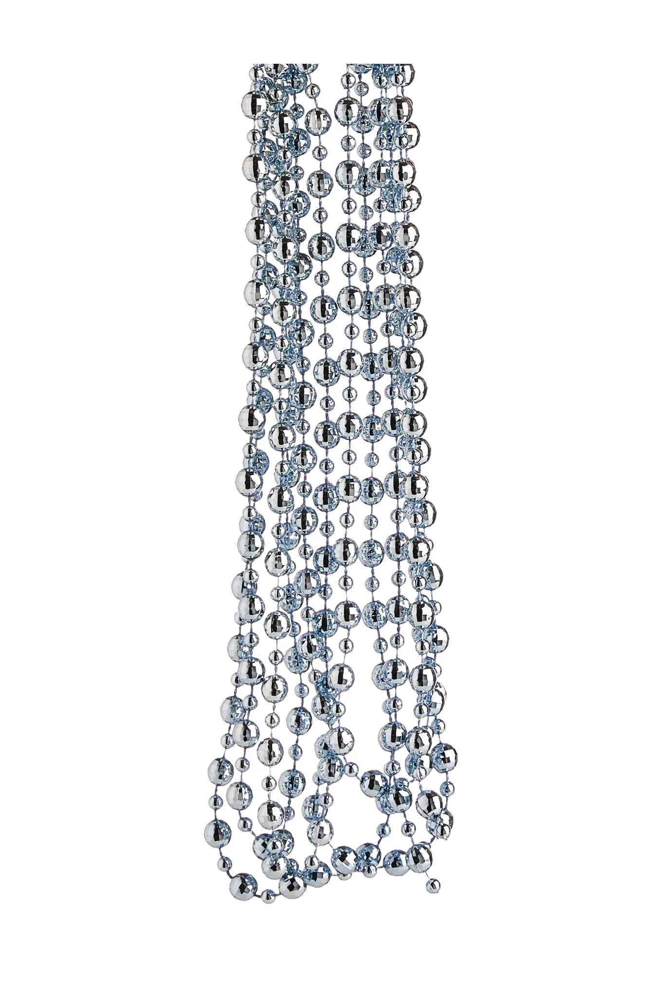 ARPIMEX Collana Natale Perle Plastica D 8 Mm 2,7 Mt Blu