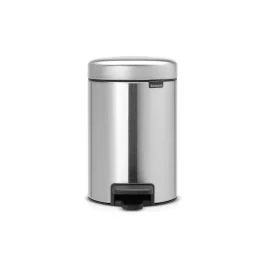 NEW ICON PATTUMIERA PEDALE 3L INOX SATINATO